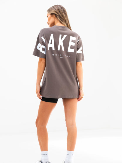 Isabel Oversized T-Shirt - Brown