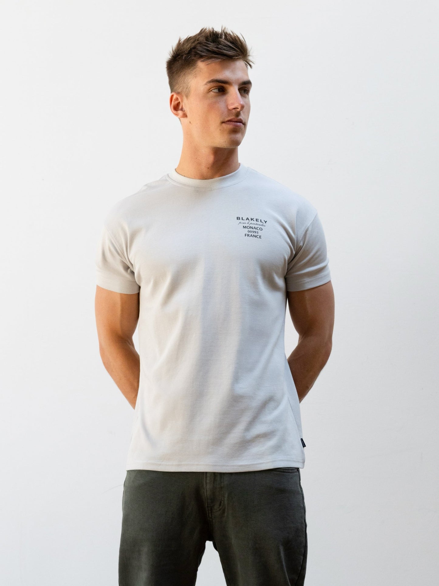 Monaco Relaxed T-Shirt - Stone Grey