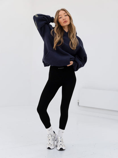 Isabel Oversized Hoodie - True Navy & Olive