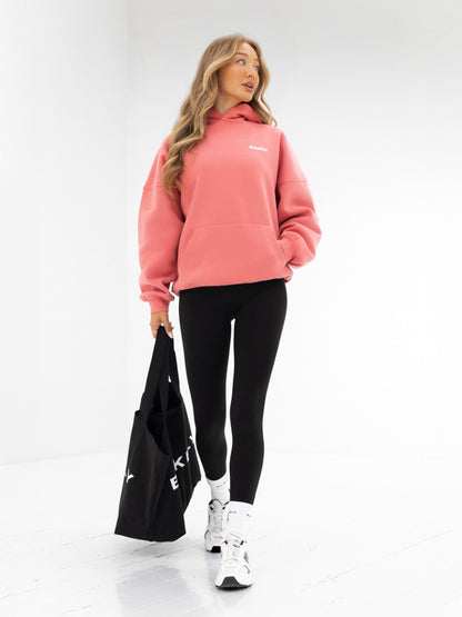 Amelie Oversized Hoodie - Sunrise Coral