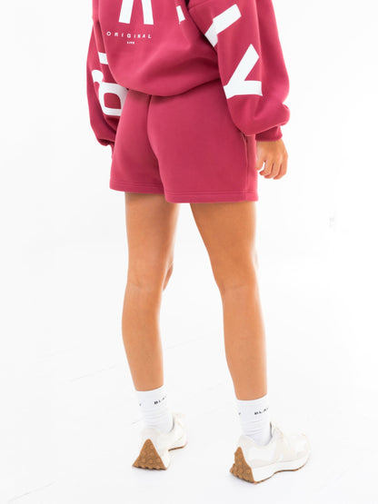 Isabel Jogger Shorts - Deep Pink