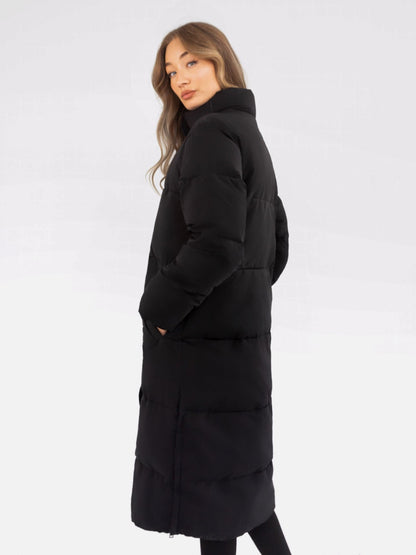 Ultimate Longline Puffer Coat - Black