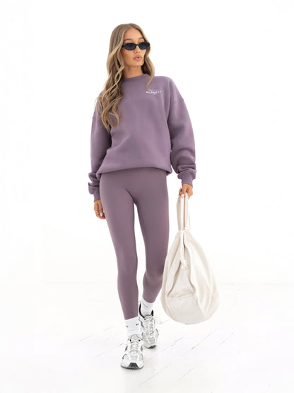 Active Studios Oversized Jumper - Grape