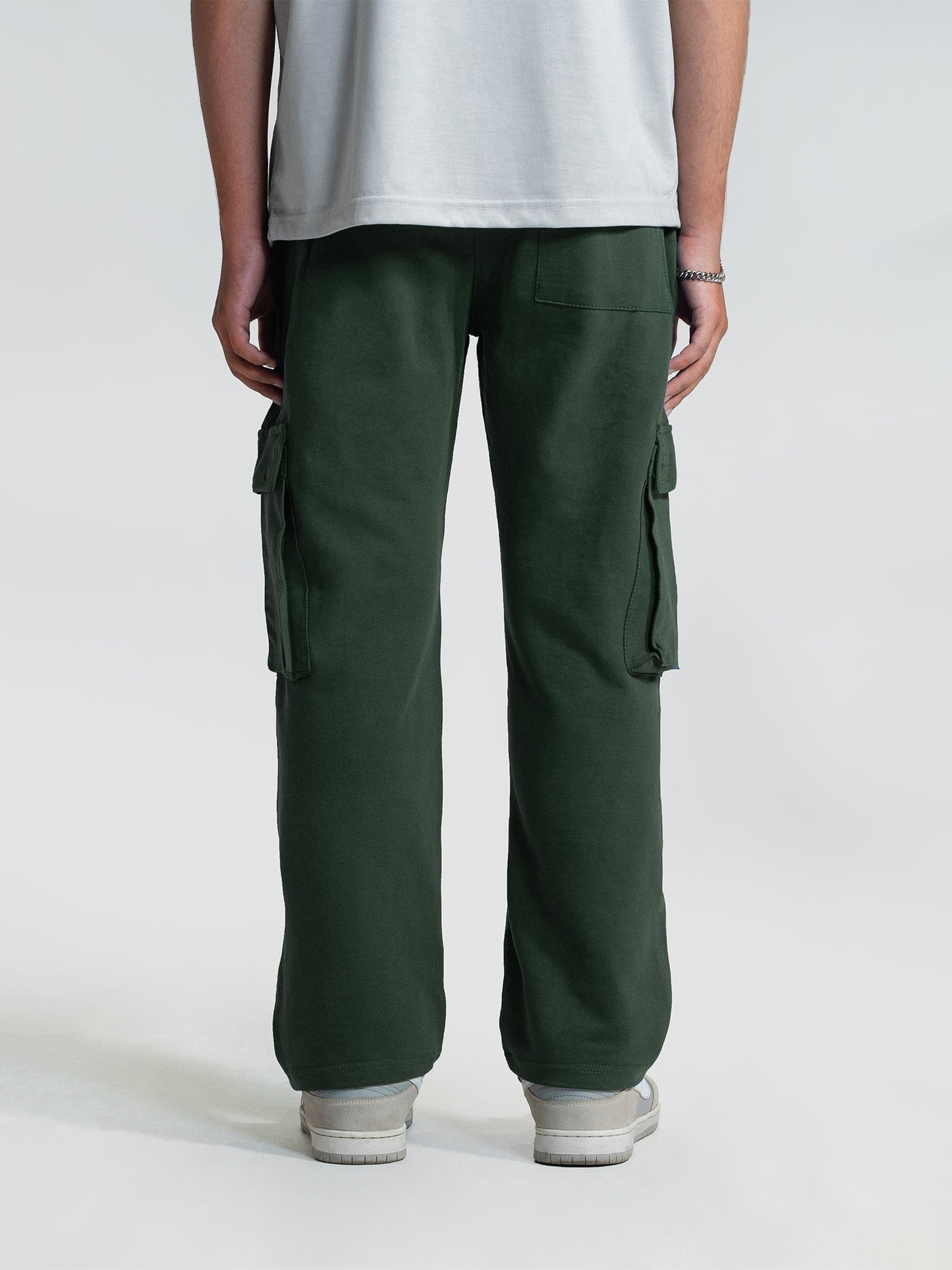 Olive Green Cargo Trousers