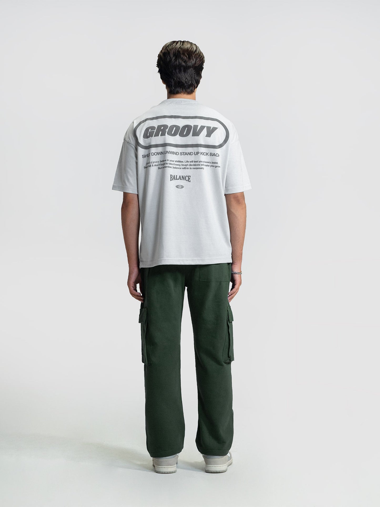 Olive Green Cargo Trousers