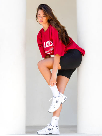 Melrose Ultra Oversized T-Shirt - Cherry Red