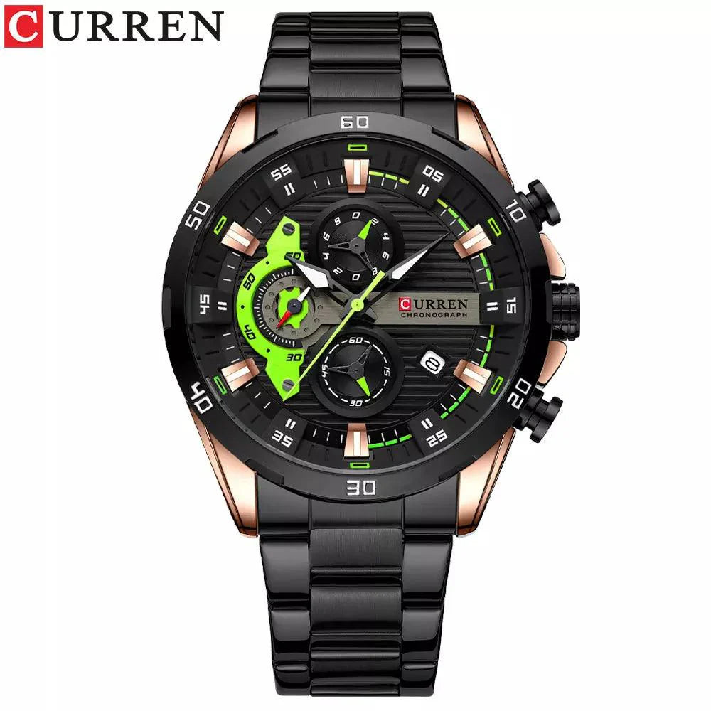 CURREN Stainless Steel With Chronograph C8402