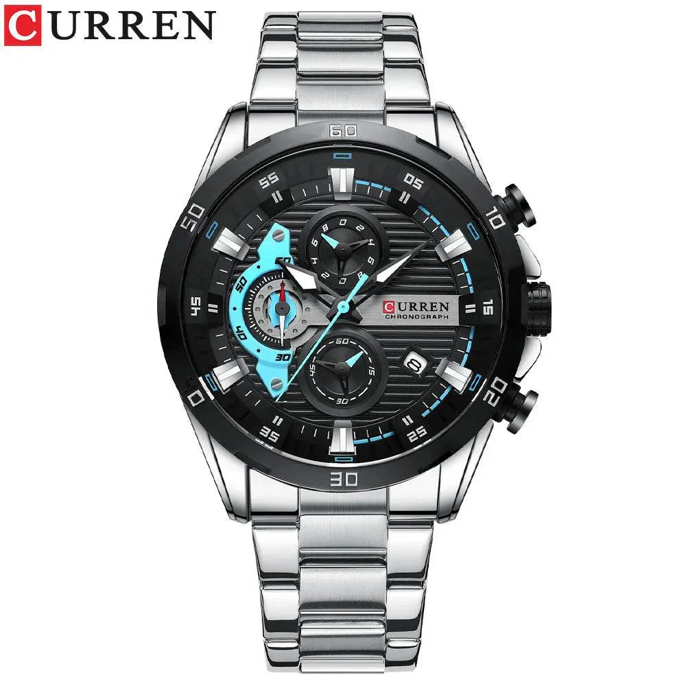 CURREN Stainless Steel With Chronograph C8402