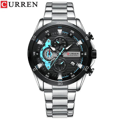 CURREN Stainless Steel With Chronograph C8402