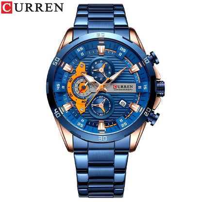 CURREN Stainless Steel With Chronograph C8402