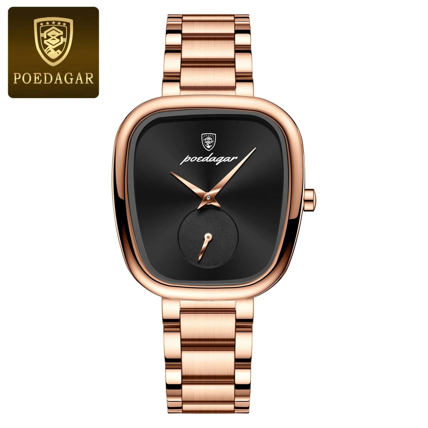 POEDAGAR 783 Luxury Stainless Steel Ladies Watch