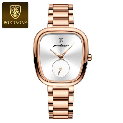 POEDAGAR 783 Luxury Stainless Steel Ladies Watch
