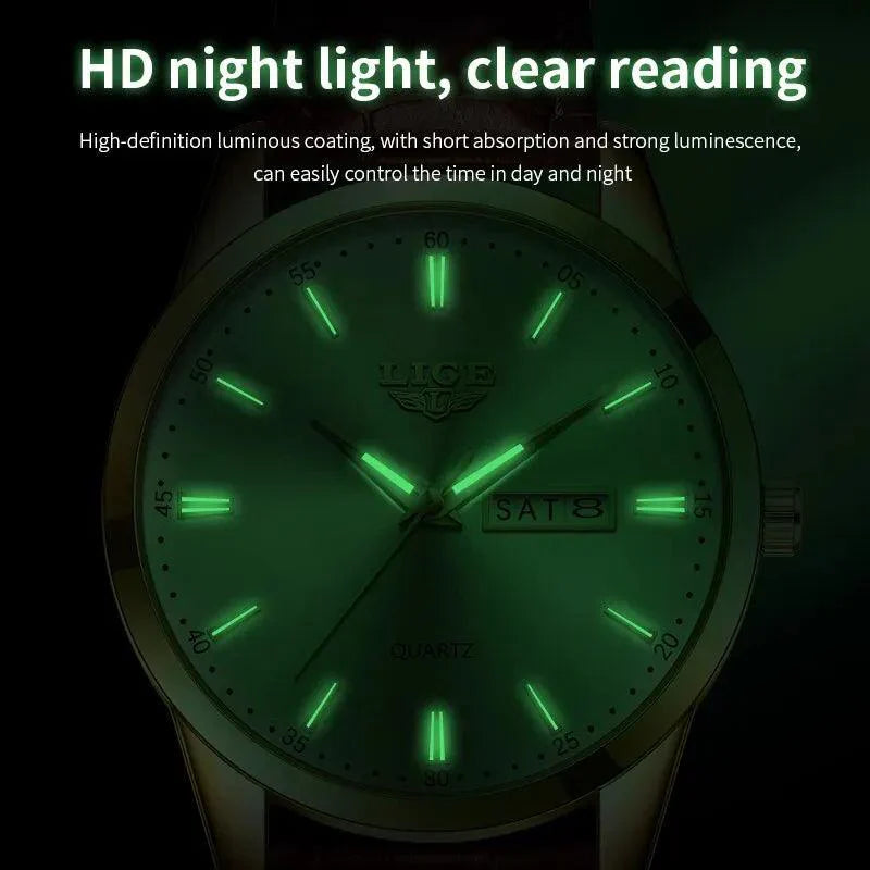 LIGE 8970 Fashion Watches Men