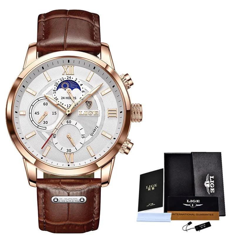 LIGE Casual Chronograph Quartz Watch LG8932