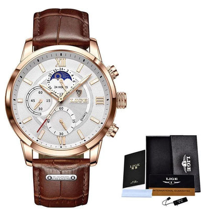 LIGE Casual Chronograph Quartz Watch LG8932