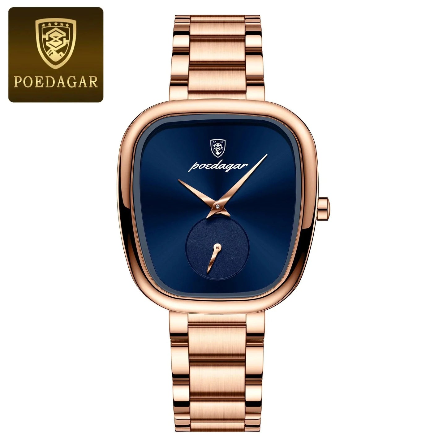 POEDAGAR 783 Luxury Stainless Steel Ladies Watch