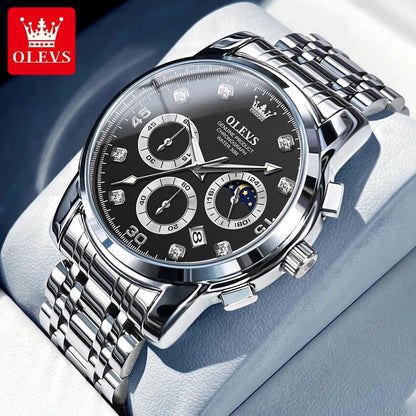 OLEVS 2889 Luxury Watch for Men Original Quartz Wristwatches