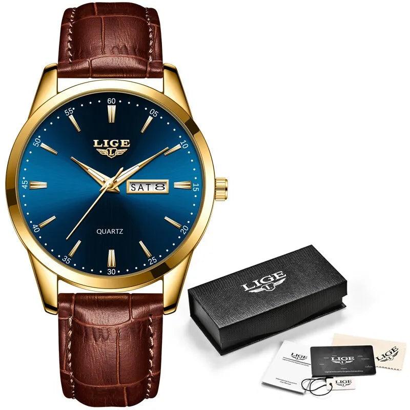 LIGE 8970 Fashion Watches Men
