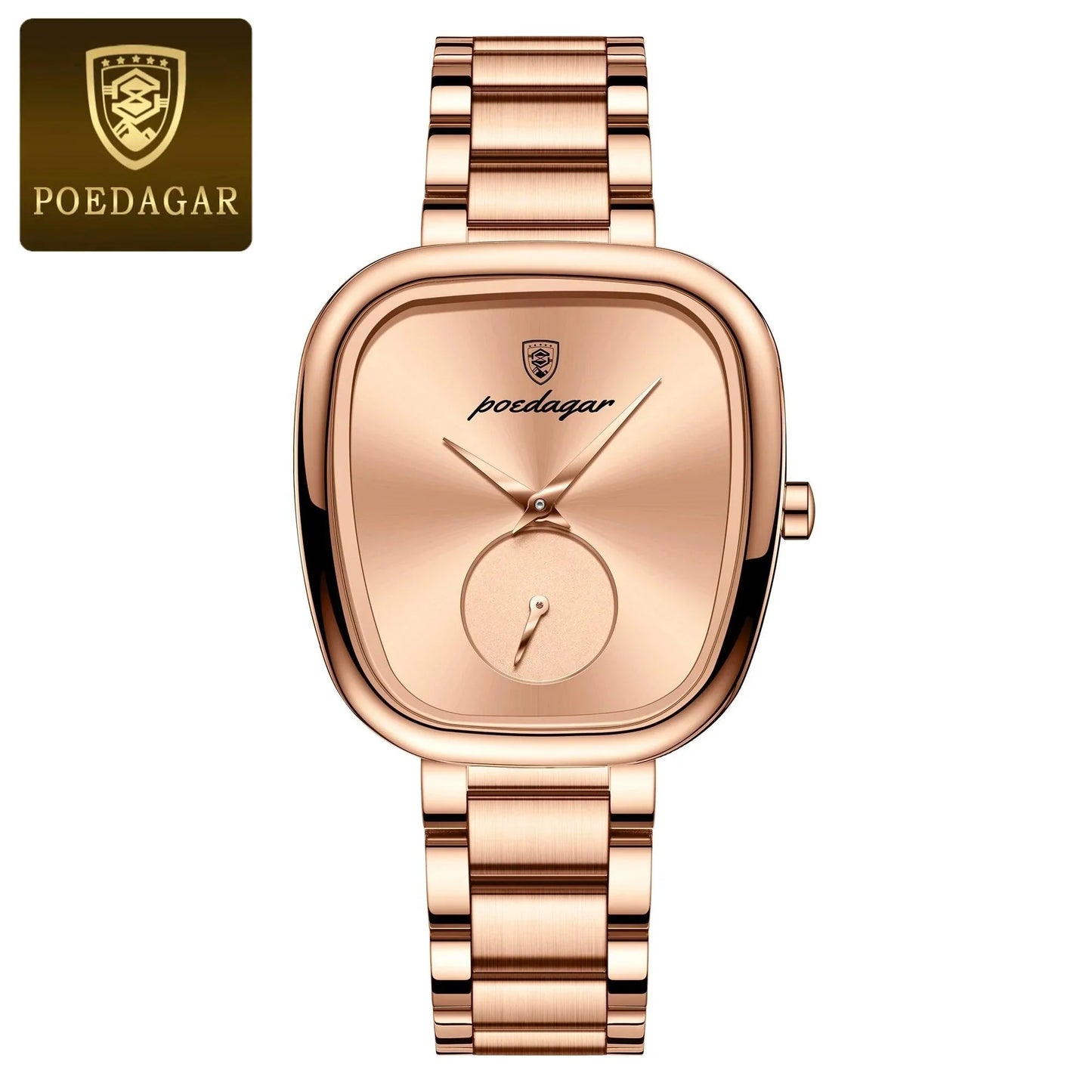 POEDAGAR 783 Luxury Stainless Steel Ladies Watch