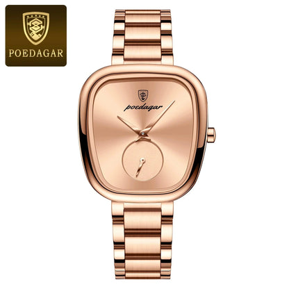 POEDAGAR 783 Luxury Stainless Steel Ladies Watch