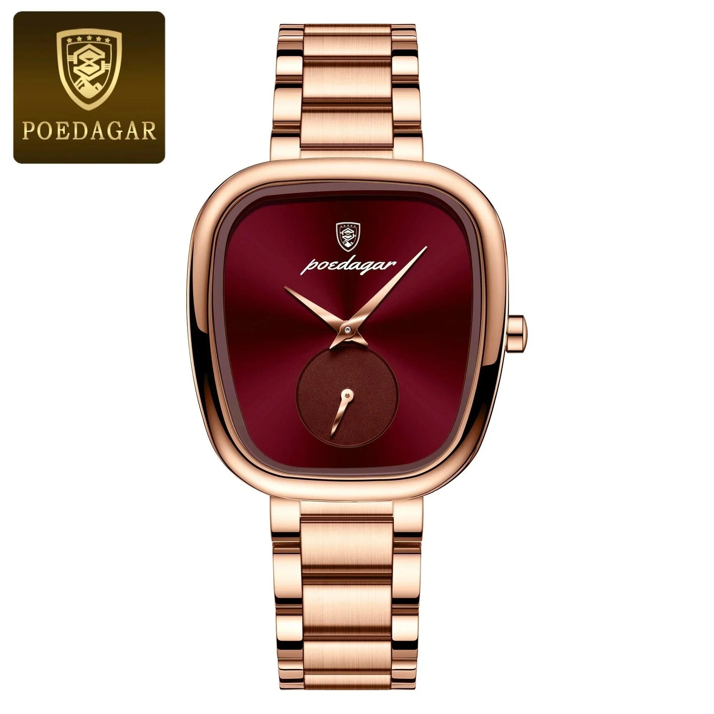 POEDAGAR 783 Luxury Stainless Steel Ladies Watch