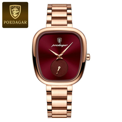 POEDAGAR 783 Luxury Stainless Steel Ladies Watch